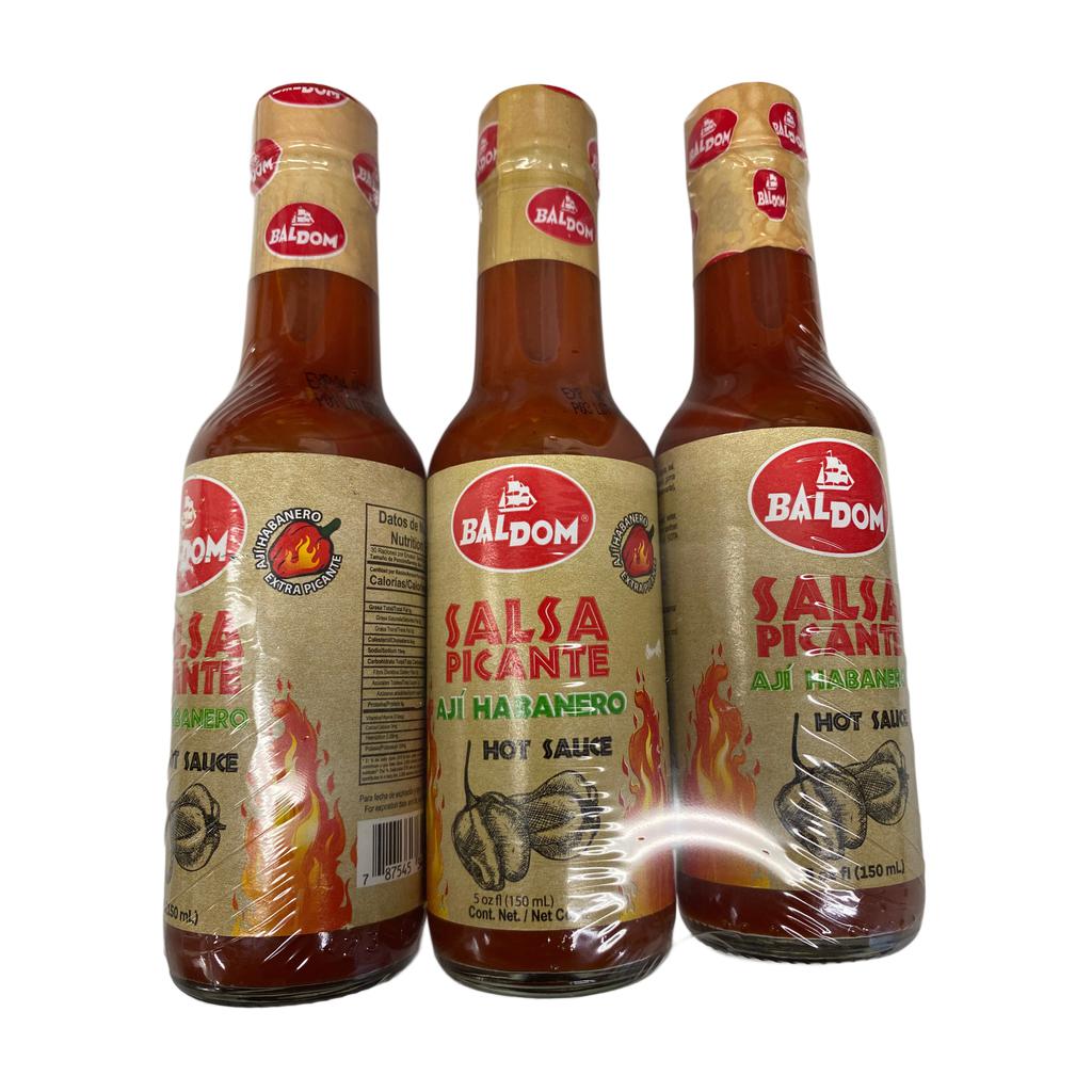 Baldom Salsa Picante de Ají Habanero 3 Unidades / 150 mL
