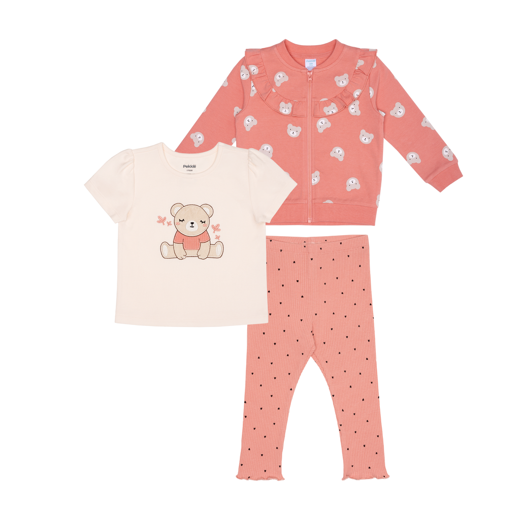 Pekkle Baby Boys and Girls 3 Piece Set