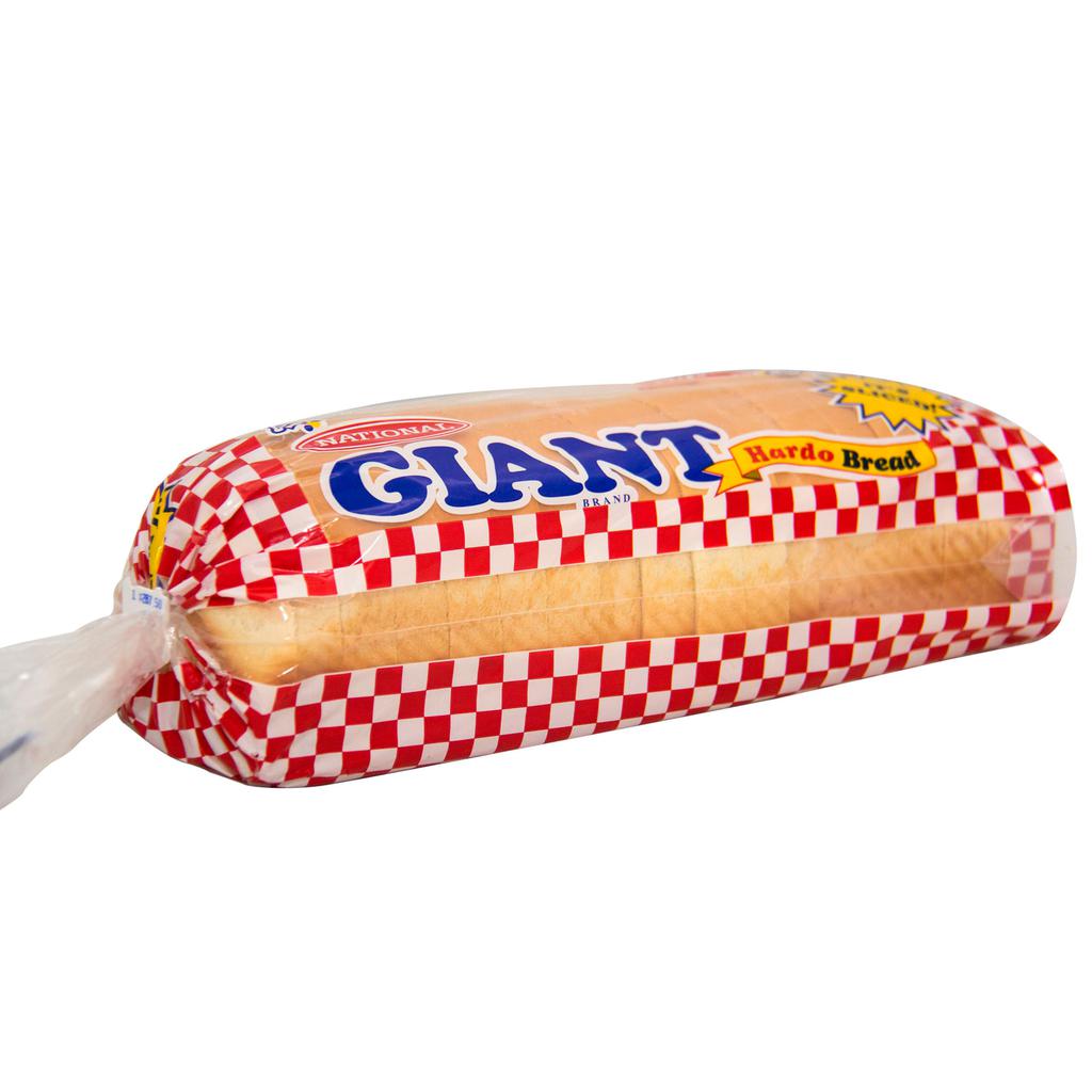 National Giant White Hardo Bread Sliced 907G X 1