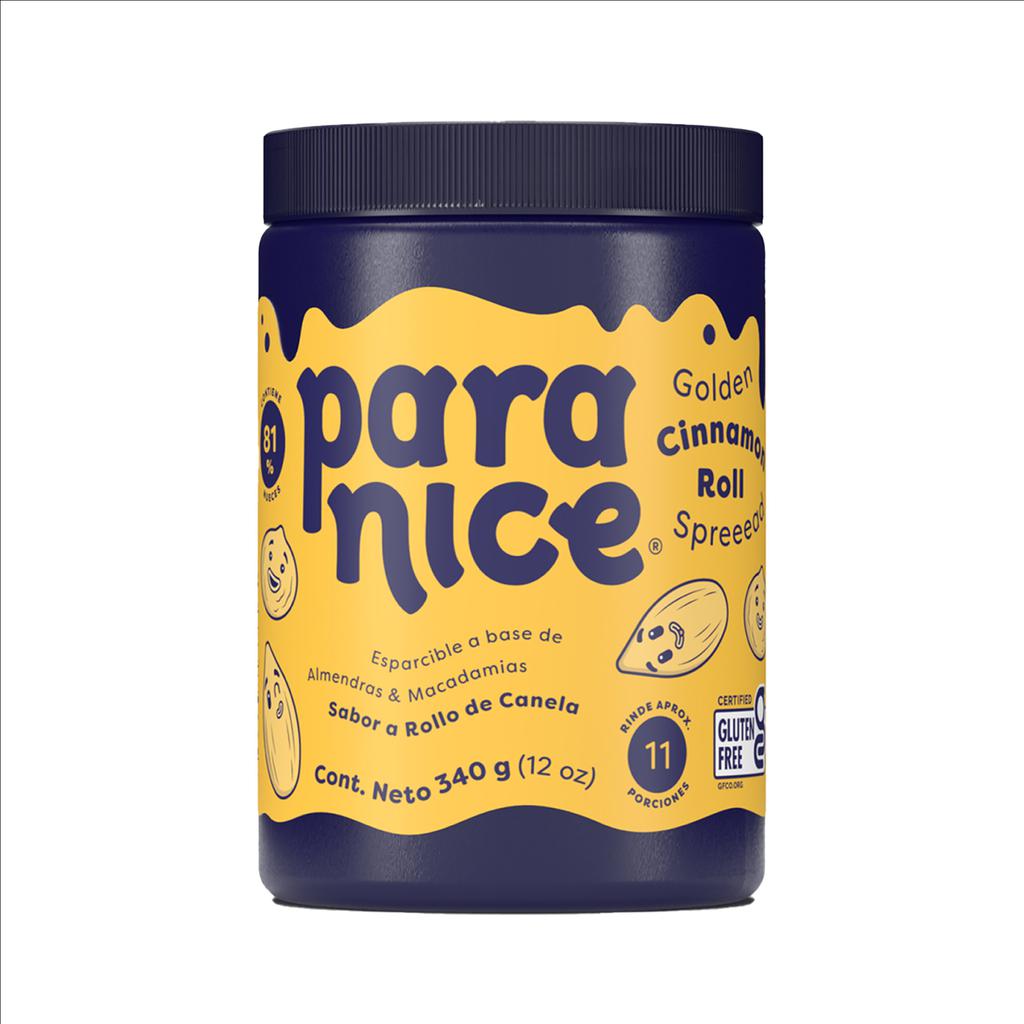 Paranice Almond and Macadamia Spread with Cinnamon Roll Flavor 340 g / 12 oz