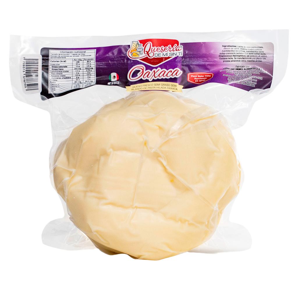 Quesería de mí sin ti Queso Fresco Oaxaca Semi Graso Semi Blando 700 g / 1.54 lb