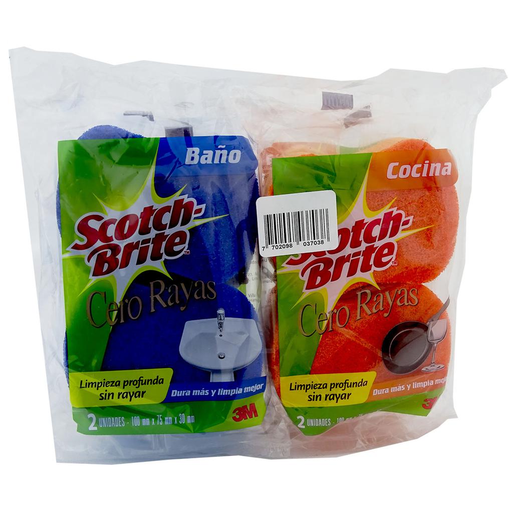 Scotch Brite Esponjas Cero Rayas 8 unidades