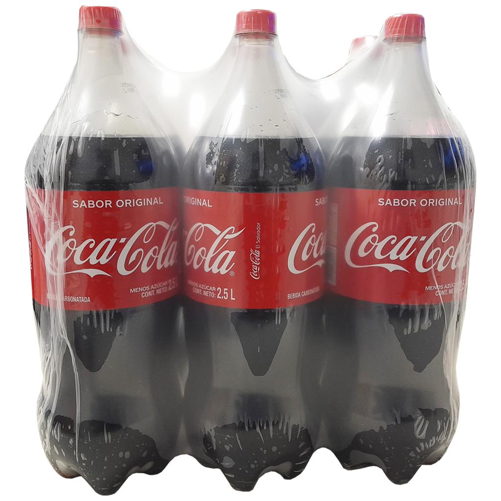 Coca Cola Regular 6 Unidades / 2.5 L / 84.5 oz