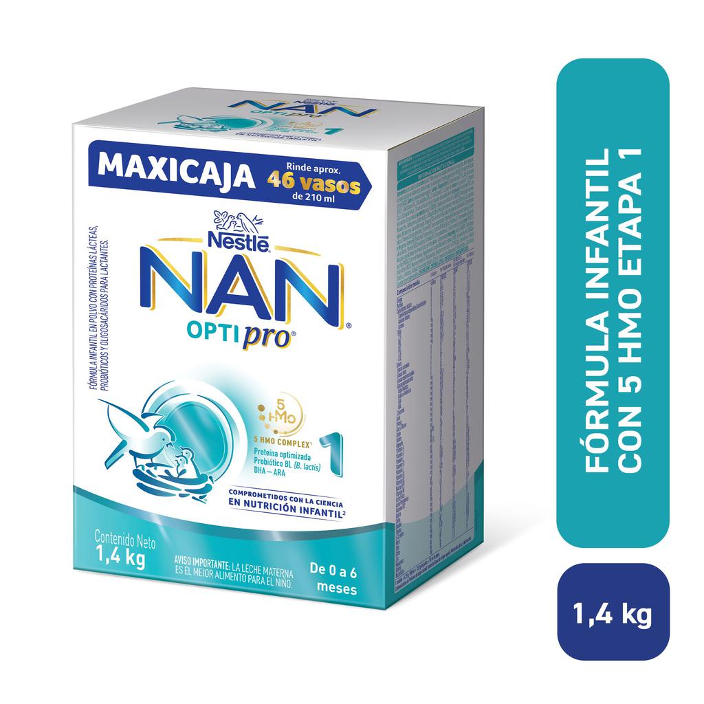 Nan Optipro 1 Fórmula Infantil de 0 a 6 Meses 2 Unidades / 700 g