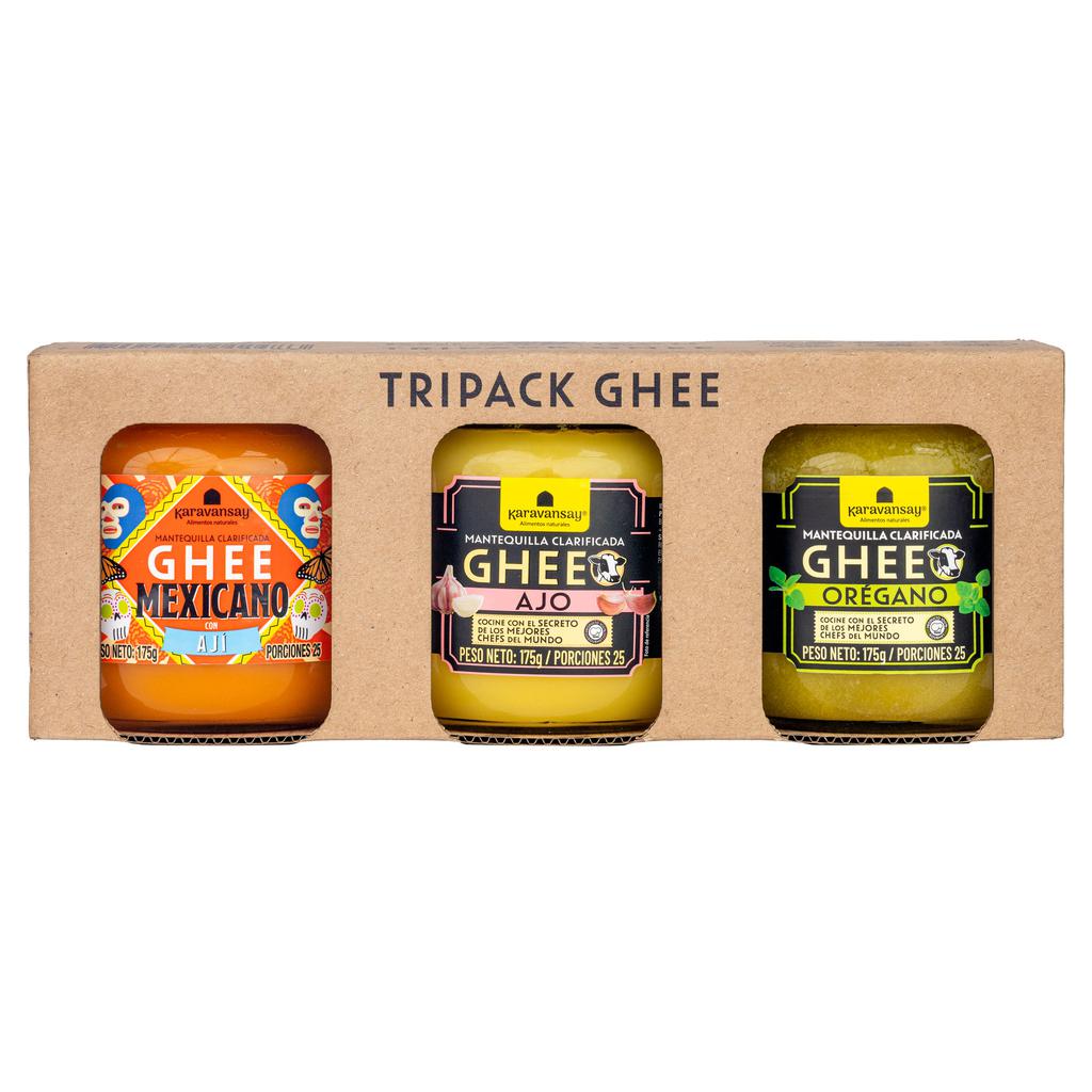 Karavansay Clarified Butter Ghee Assorted Flavors 3 Units / 175 g