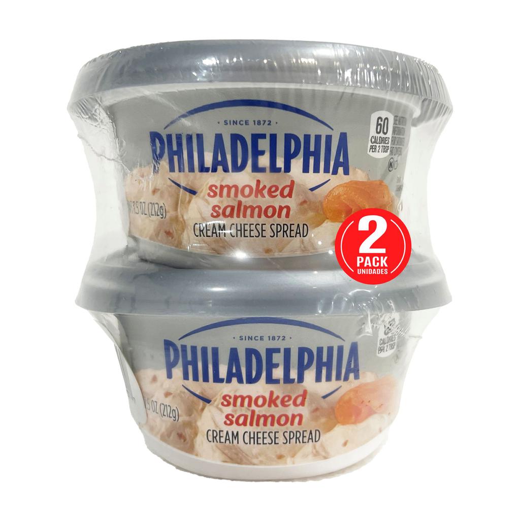 Philadelphia Salmon Cream Cheese 2 Units / 212 g / 7.5 oz