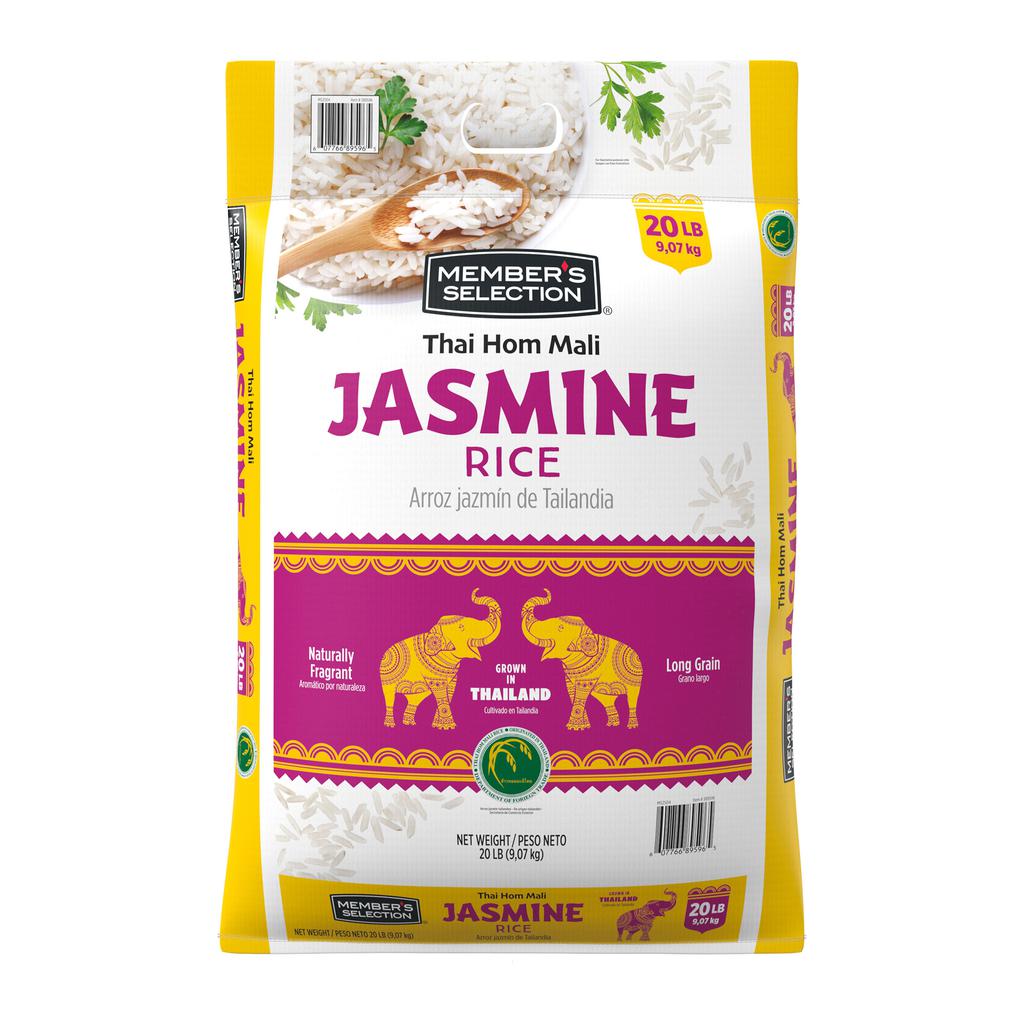 Member's Selection Thai Jasmine Long Grain Rice 9.07 kg / 20 lb