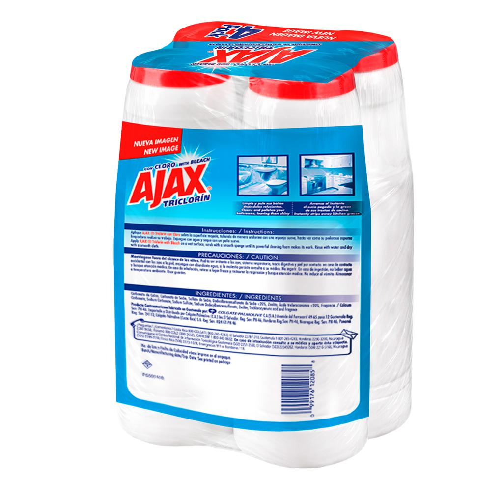 Ajax Trichlorine Multi-Purpose Cleaner with Chlorine Powder 4