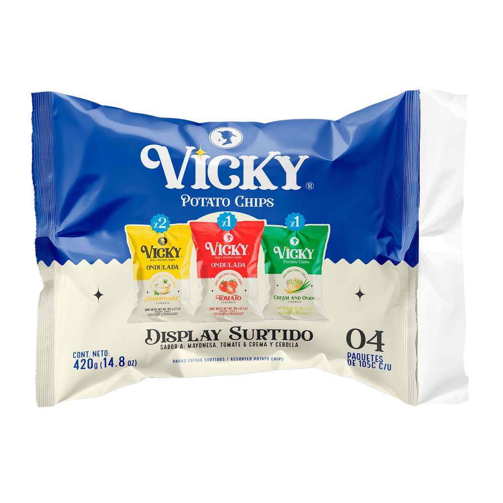 La Victoria Papas Fritas de Sabores Surtidos 4 Unidades / 105 g