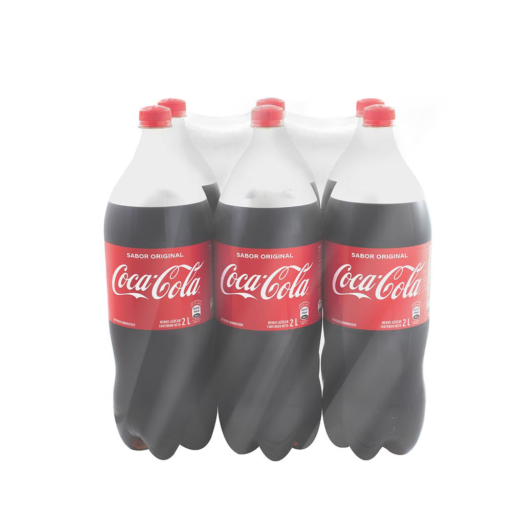 Coca Cola Regular 6 Unidades / 2 L / 67.63 oz
