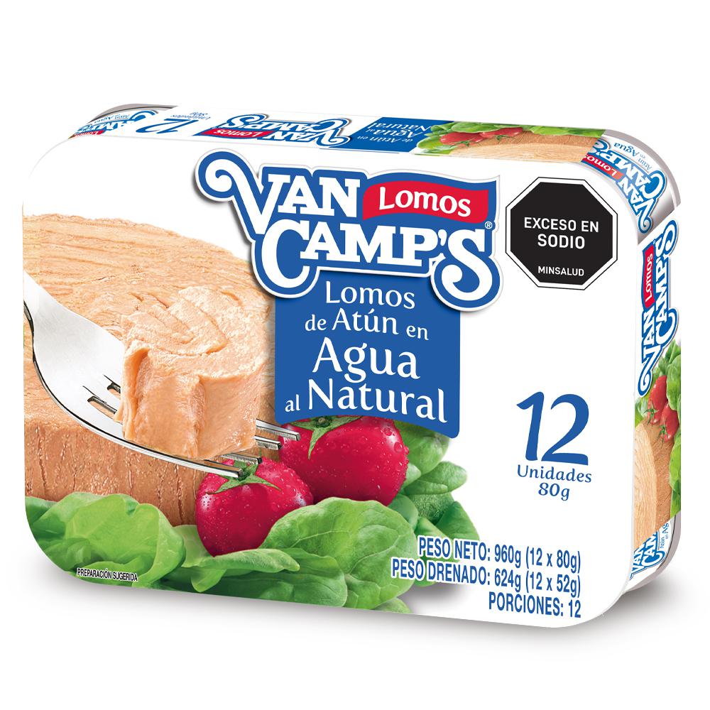 Van Camps Atún en Agua 12 Unidades / 80 g / 2.8 oz