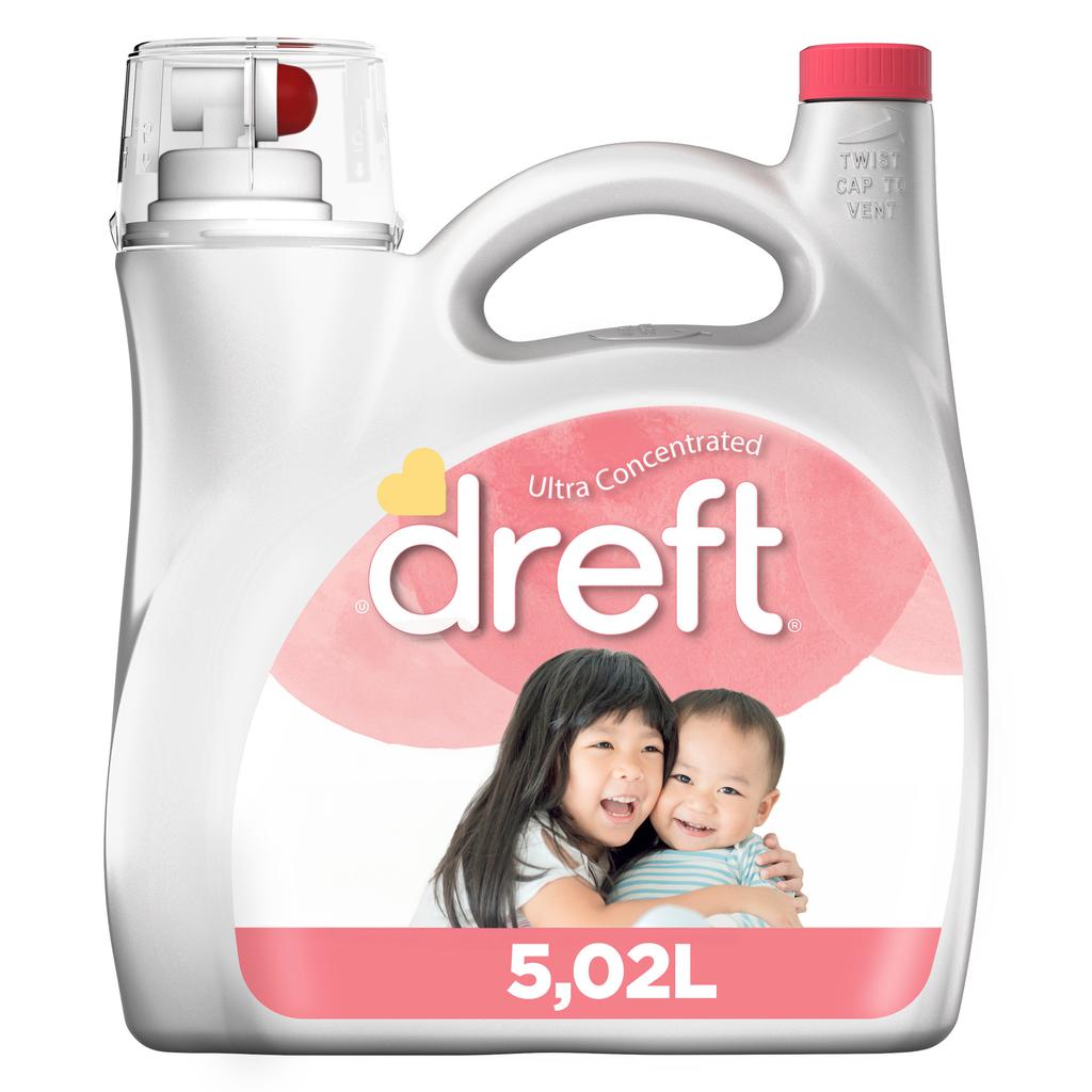 Dreft Ultra Concentrated Baby Liquid Laundry Detergent 5.02 L / 170 oz