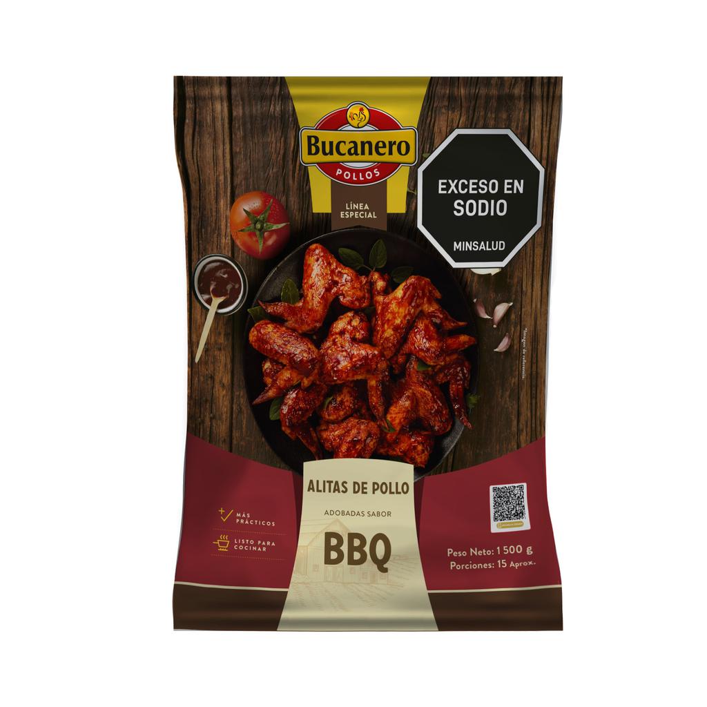Bucanero BBQ Chicken Wings 1.5 kg / 3.3 lb