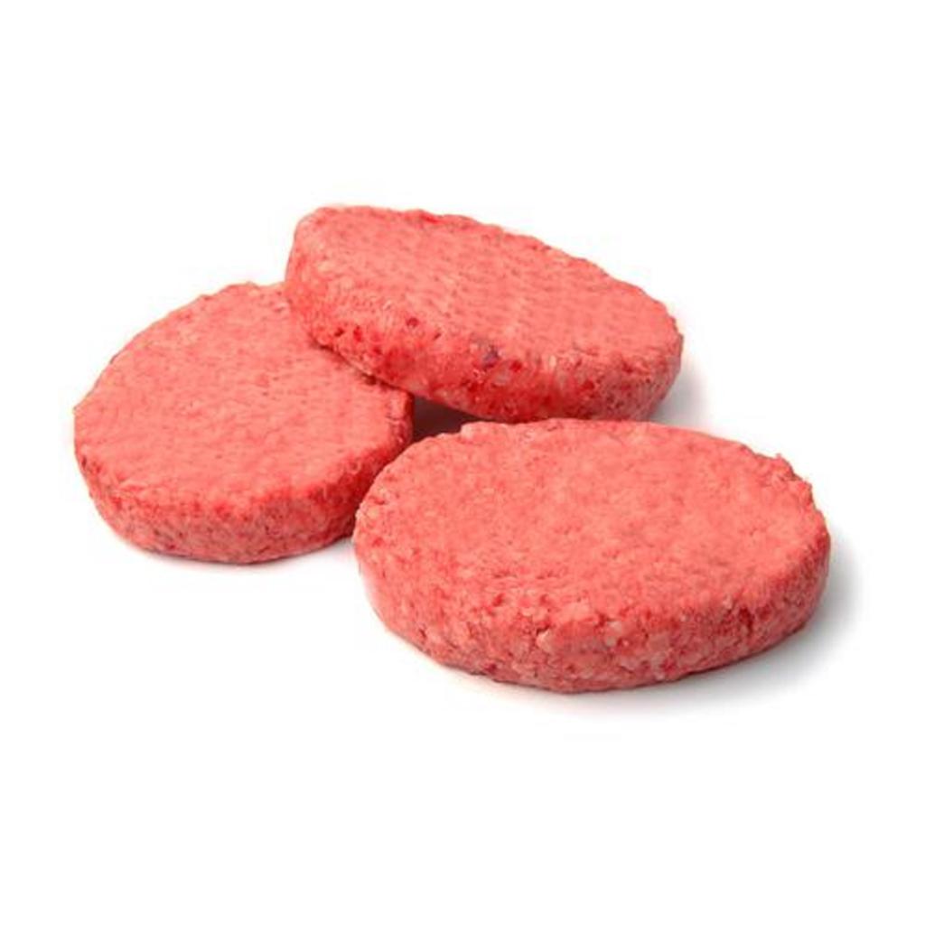 Suplidora de Carnes Torta de Hamburguesas de Res Empacado al Vacío3.12 LB
