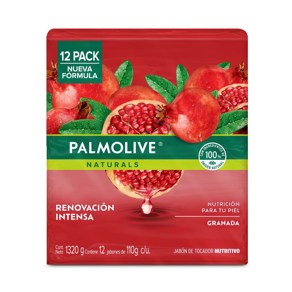 Palmolive Naturals Jabón de Baño Granada 12 Unidades / 110 g / 3.9 oz