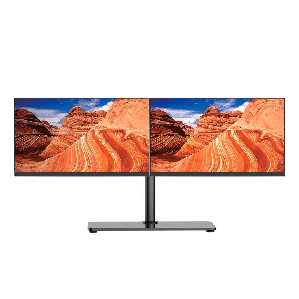 Harkn 54.61 cm / 21.5" Inches Dual LED Monitor with Adjustable Desk Stand 05445