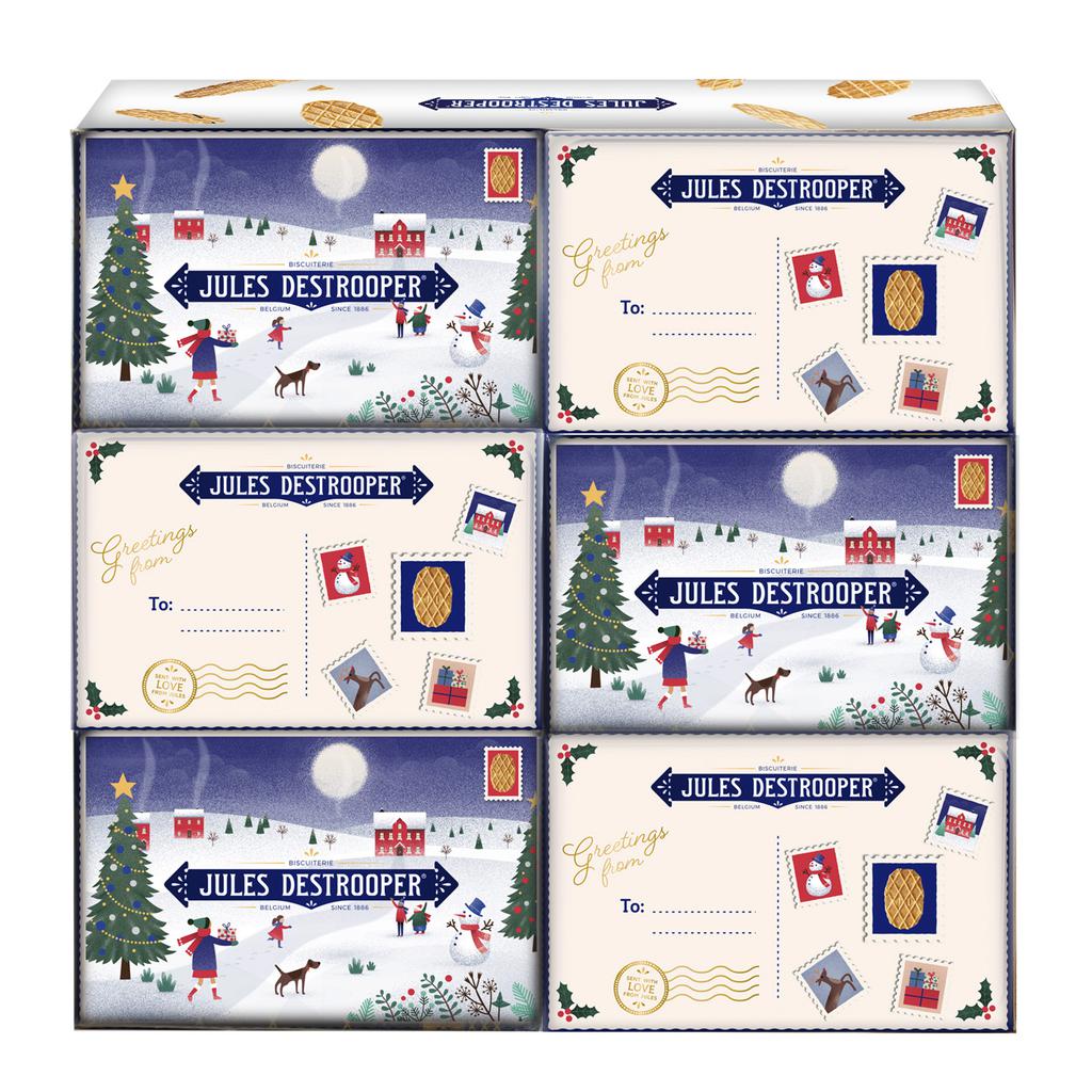 Jules Destrooper Galletas Wafer de Mantequilla 6 Unidades / 75 g / 2.6 oz