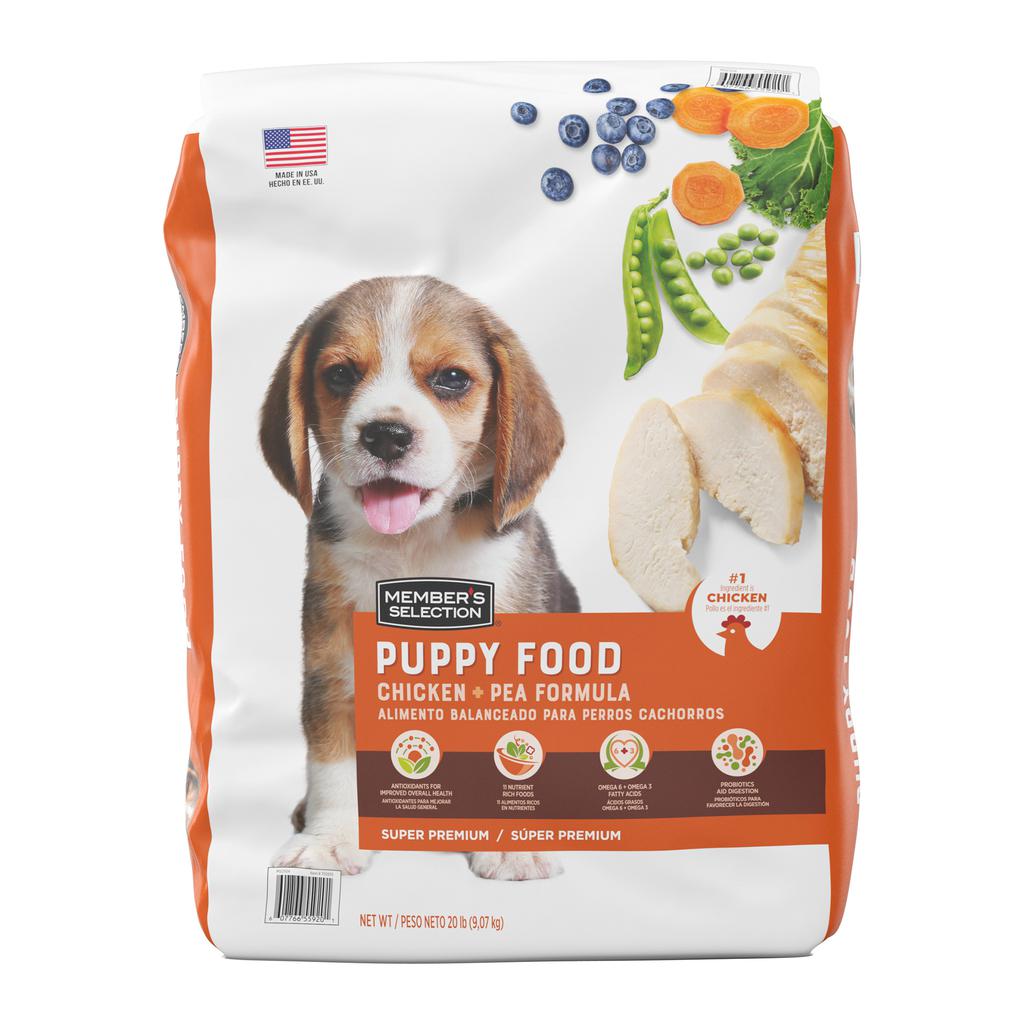 Member's Selection Puppy Food Chicken and Peas Flavor 9.07 kg / 320 oz
