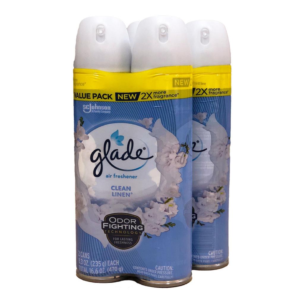 Glade Ambientador en Aerosol 4 Unidades33.2 OZ