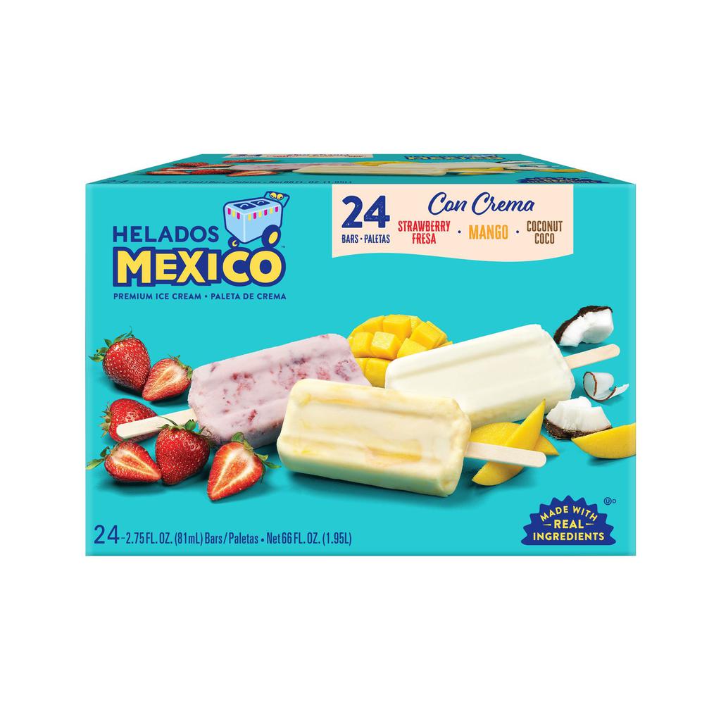 Helado Mexico Ice Cream Bars 24 Units / 81 mL / 2.74 oz