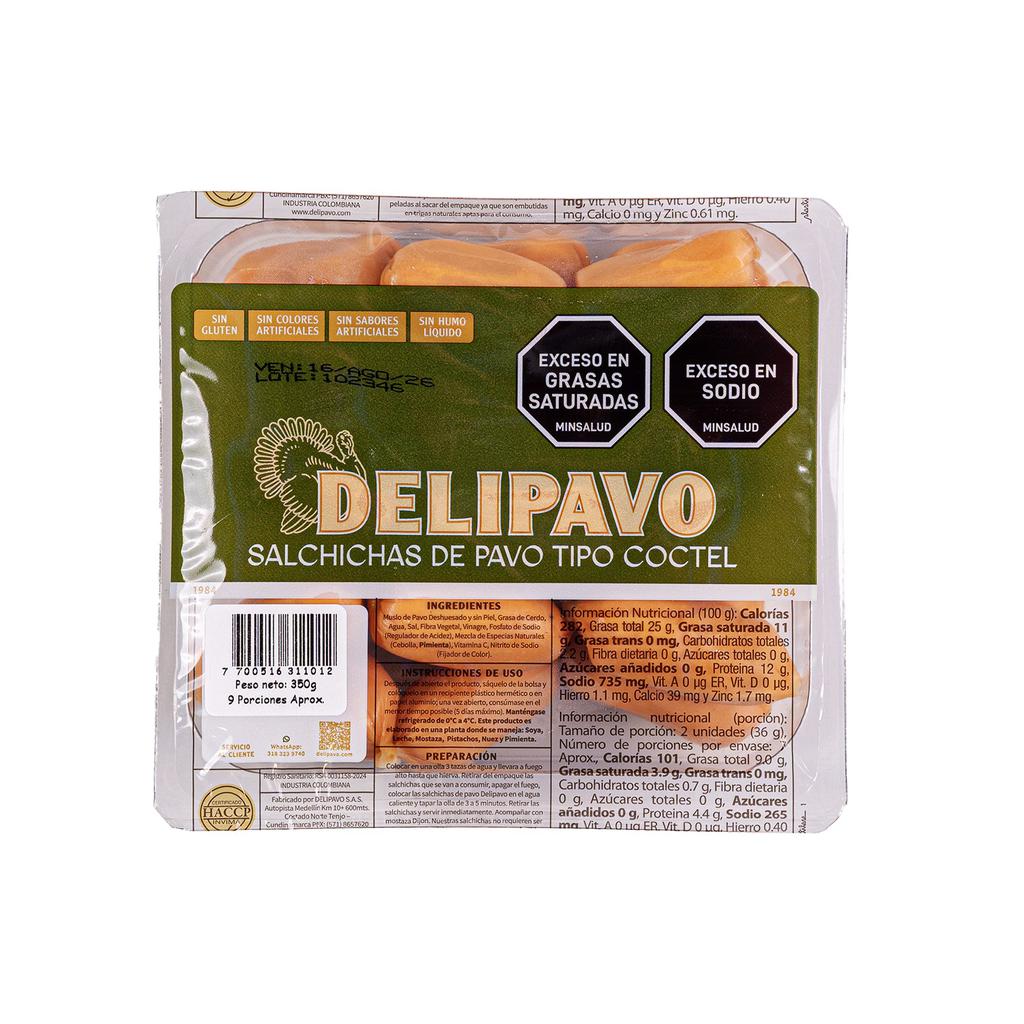 Delipavo Salchicha Pavo 350 g / 12.3 oz