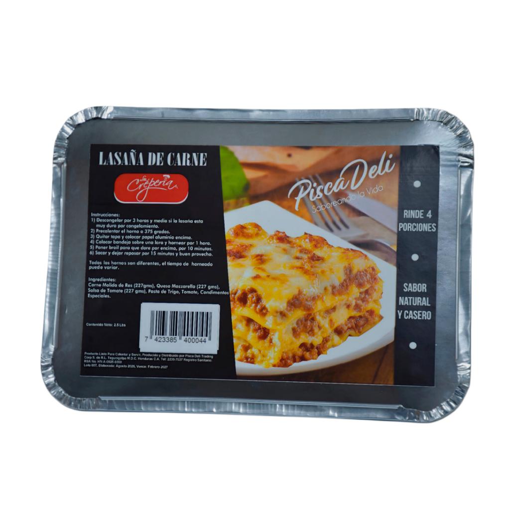 La Creperia Lasaña de Carne 1.1 kg / 2.5 lb