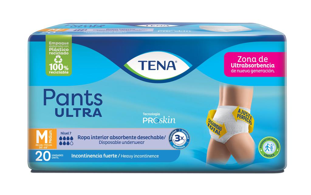 Tena Pants Ultra Pañal Mediano para Adulto 20 Unidades