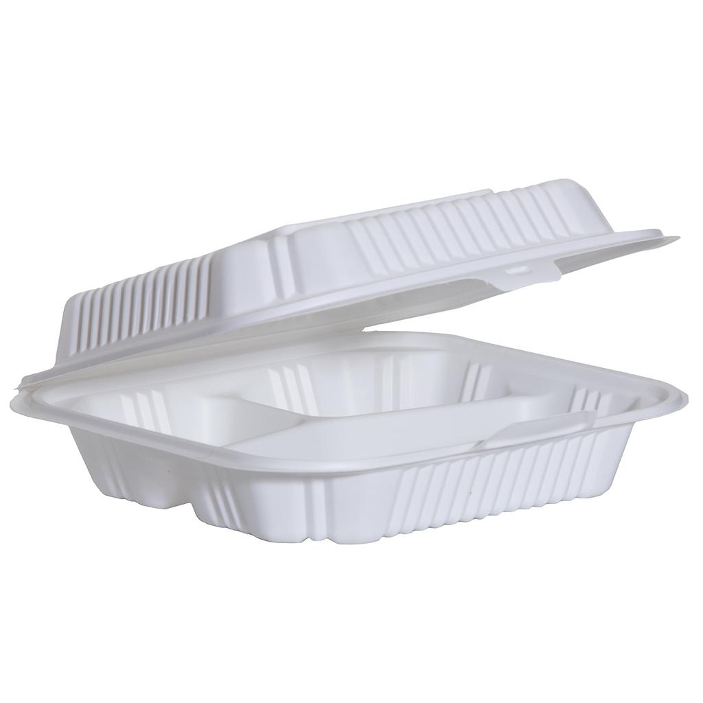 Hummingbird  Bio Containers 3 Compartment 100 Units