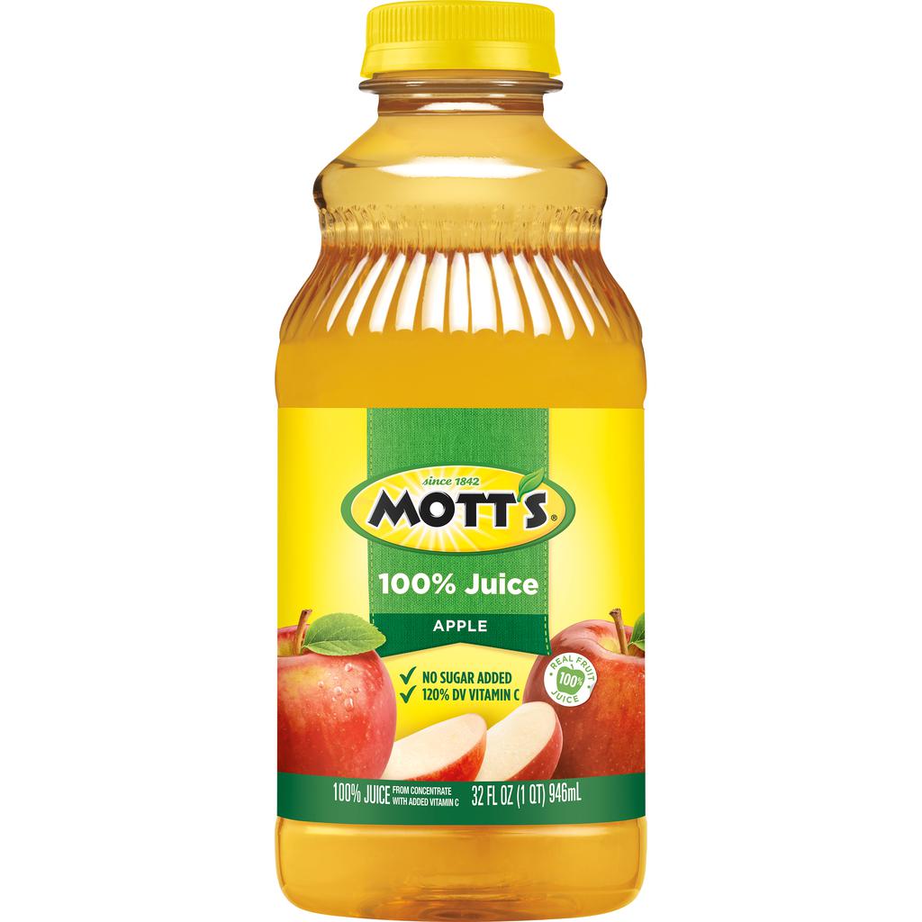 Mott’s 100% Apple Juice 946 mL / 32 oz