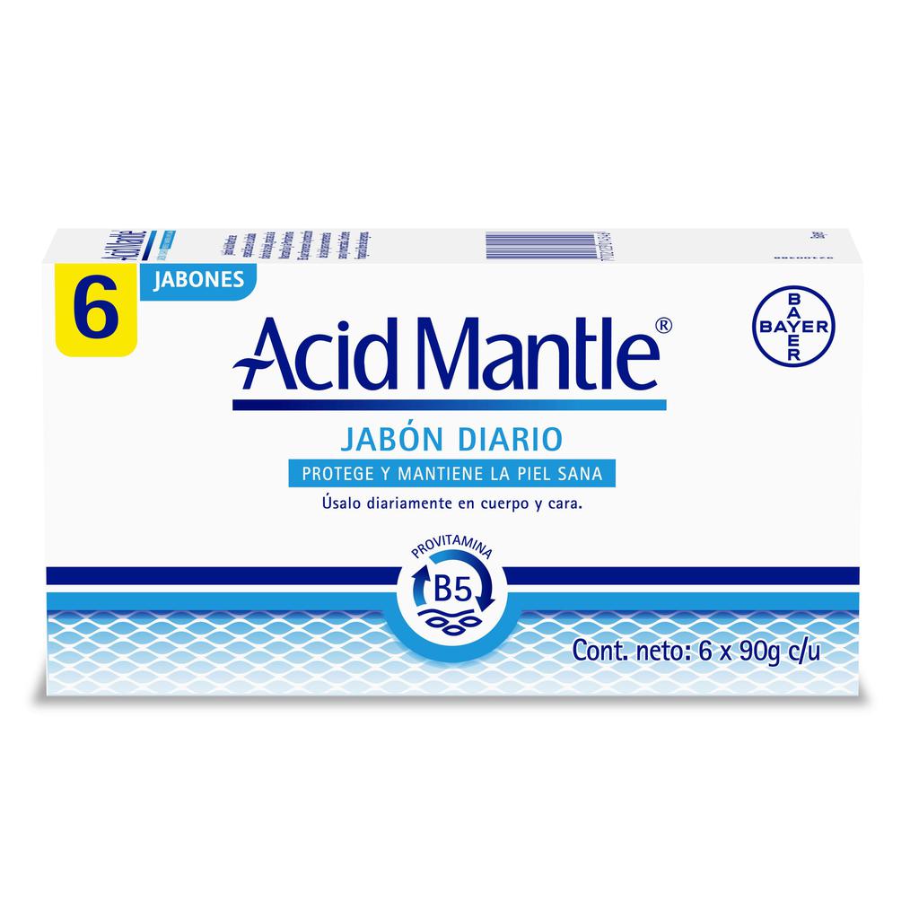 Acid Mantle Jabón en Barra 6 Unidades / 90 g Jabón | PriceSmart