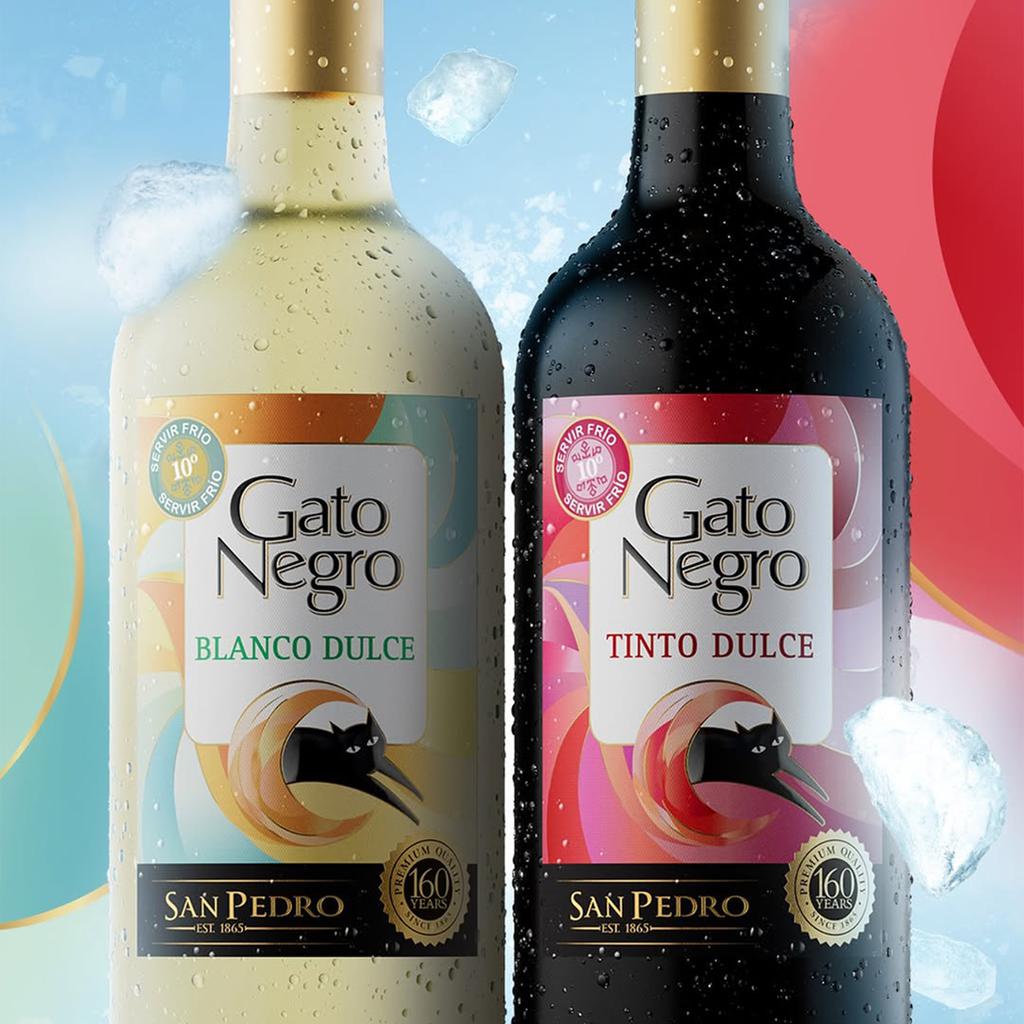 Gato Negro Vino Dulce 2 Unidades / 750 mL / 25.36 oz Vino blanco