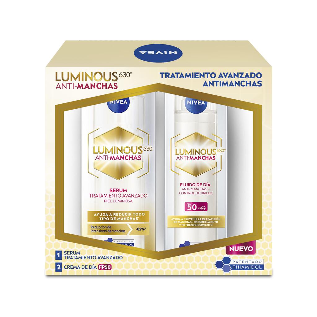 Nivea Set Luminous 630 Serum Antimanchas 30 mL + Crema de Día FP 50 40 mL