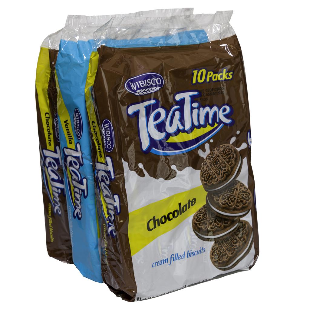Tea Time Chocolate Vanilla Cookies 30 Units / 40 g / 1.41 oz