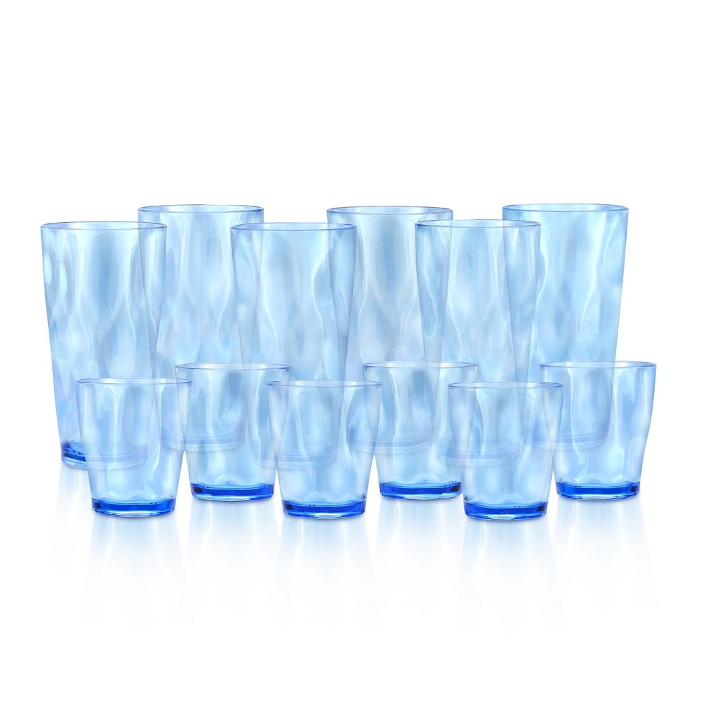 CreativeWare Acrylic Tumbler Set 12 Pieces