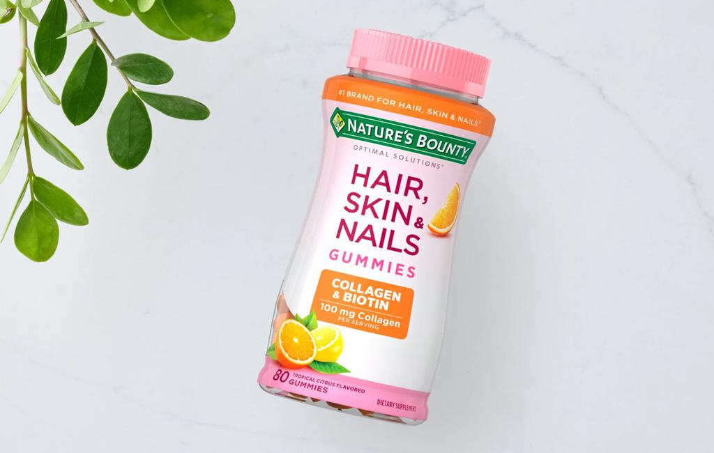 Nature's Bounty Hair, Skin and Nail Gummies with Collagen 80 Units Vitamins  | PriceSmart | Dominican Republic