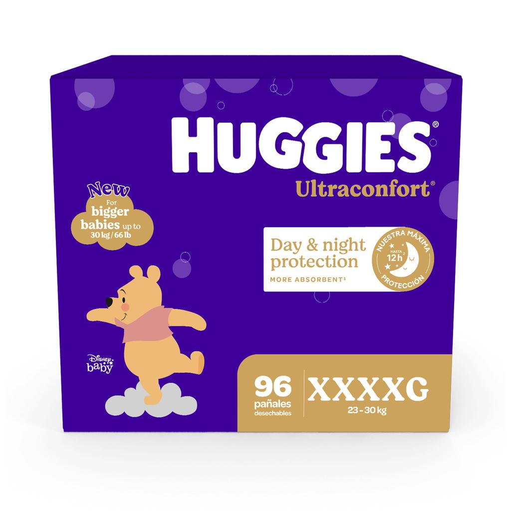 Huggies UltraConfort Pañales para Bebés Talla XXXXG / 96 Unidades 