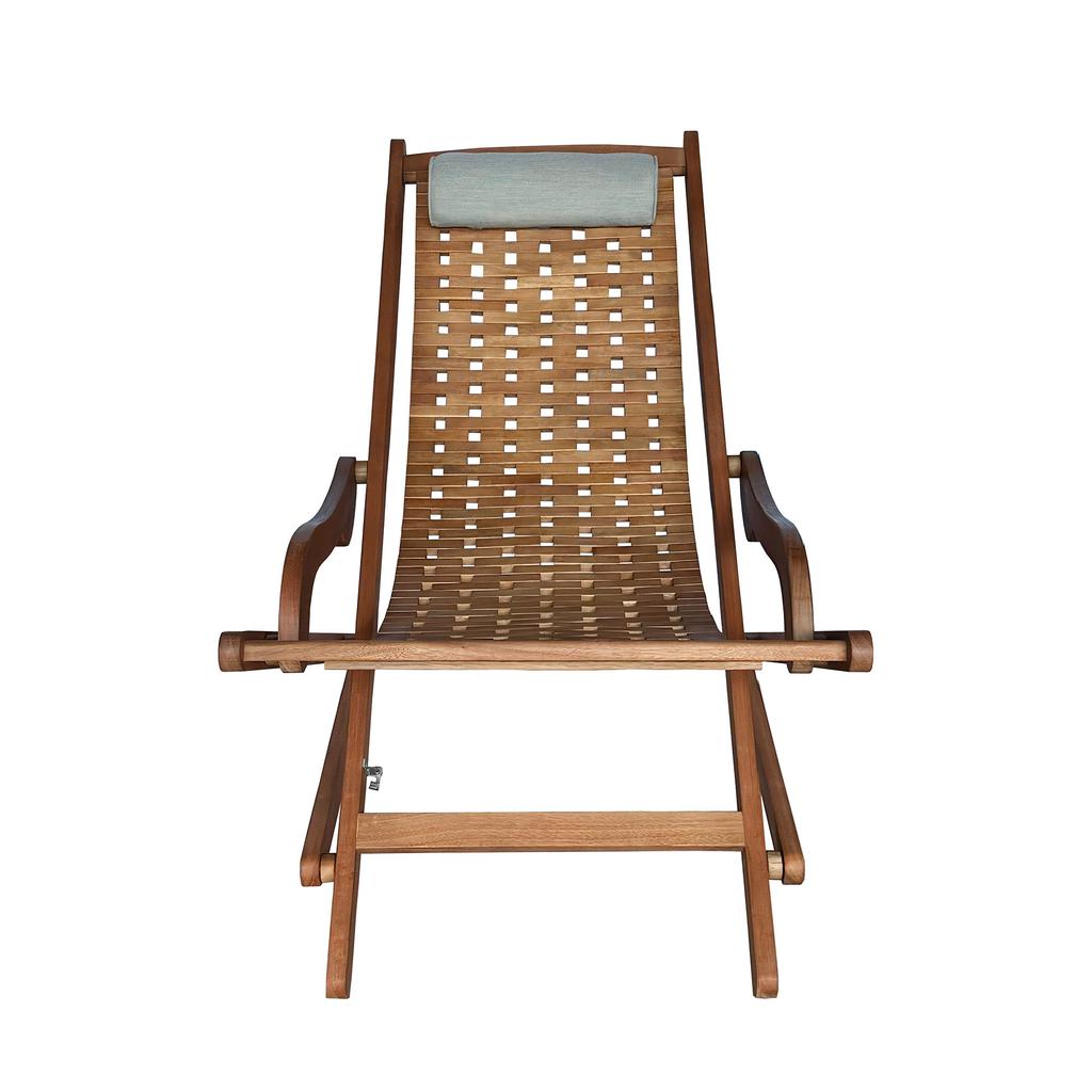 Thirtieth Sense Eucalyptus Wood Lounge Chair
