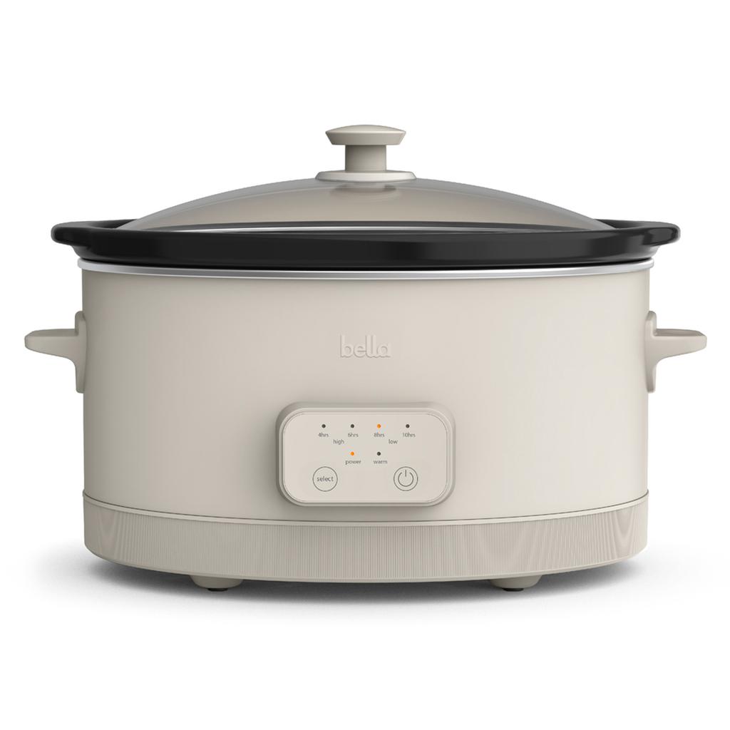 Bella Slow Cooker with 3 Temperatures and Removable Bowl 5.68 L / 1.50 gal