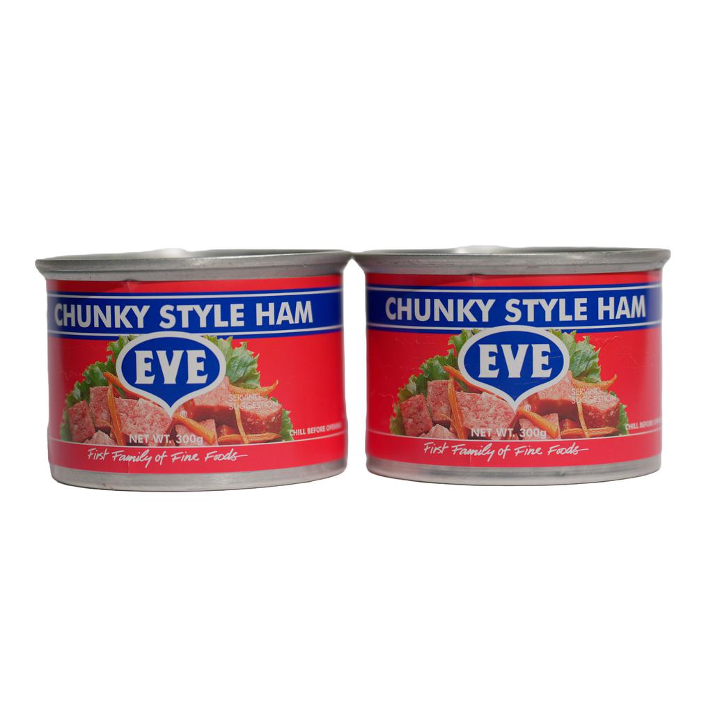 Eve Canned Chunky Ham 2 Units / 300 g / 10.58 oz