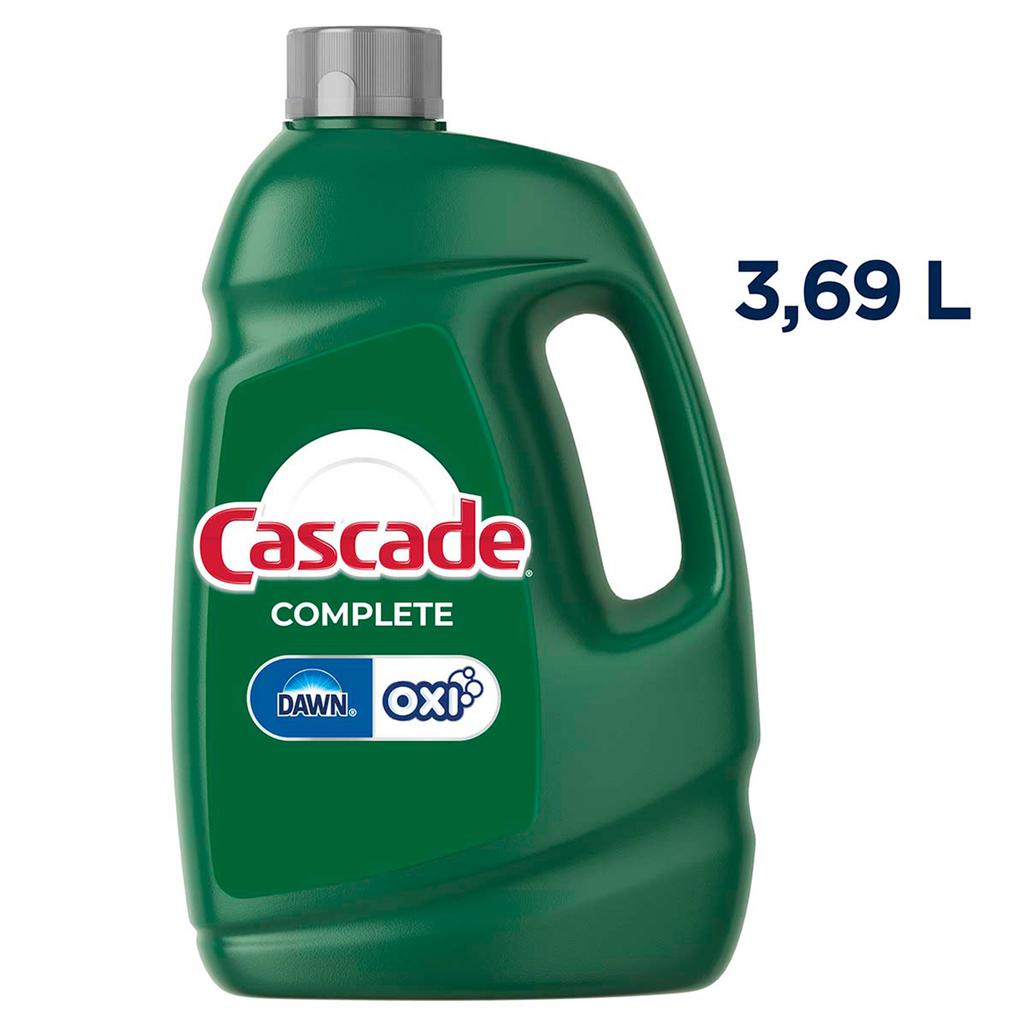 Cascade Complete Detergente en Gel para Lavavajillas 3.54 kg / 125