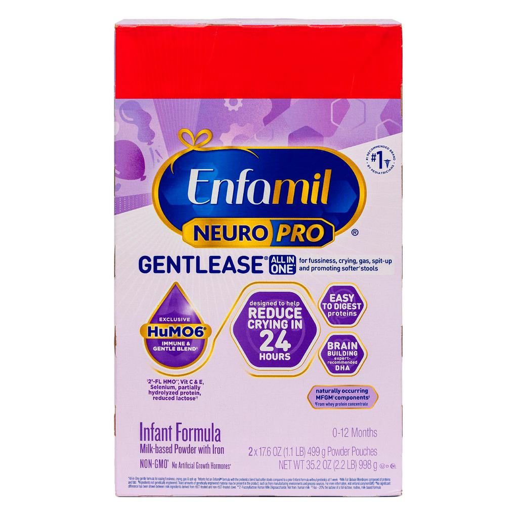 Enfamil Neuropro Stage 1 Gentlease Infant Formula 2 Units / 499 G / 17.6 Oz
