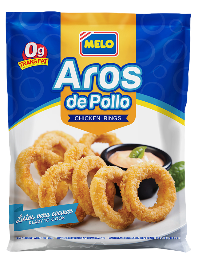 Melo Chicken Rings 1.3 kg / 3 lb