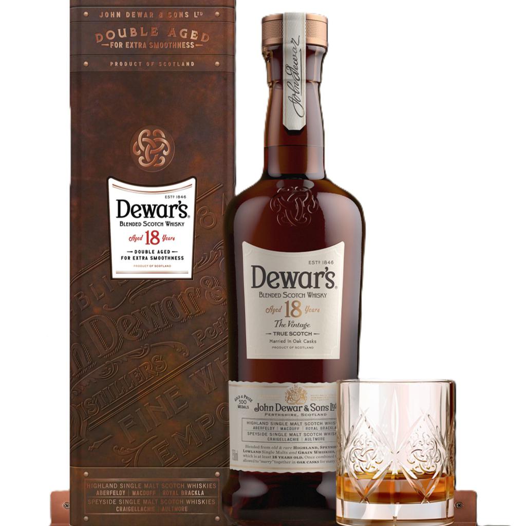 Dewar’s 18-Year-Old Blended Scotch Whisky 750 mL / 25.36 oz