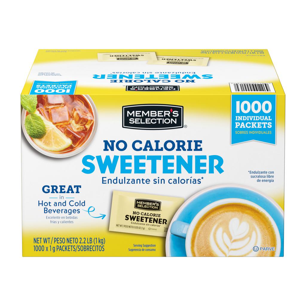 Member's Selection Endulzante de Sucralosa 1 000 Unidades / 1 g / 0.03 oz