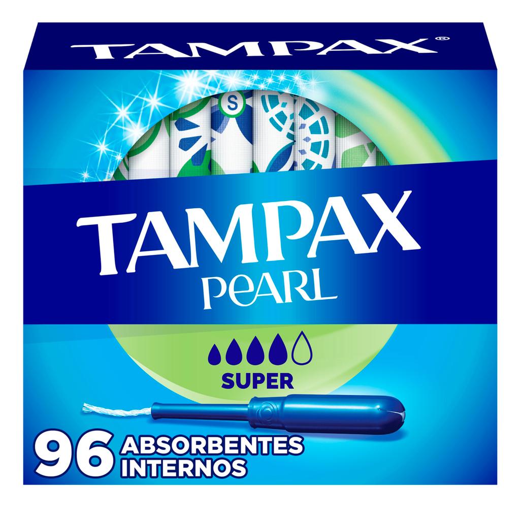 Tampax Pearl Tampones Super Absorbencia 96 Unidades