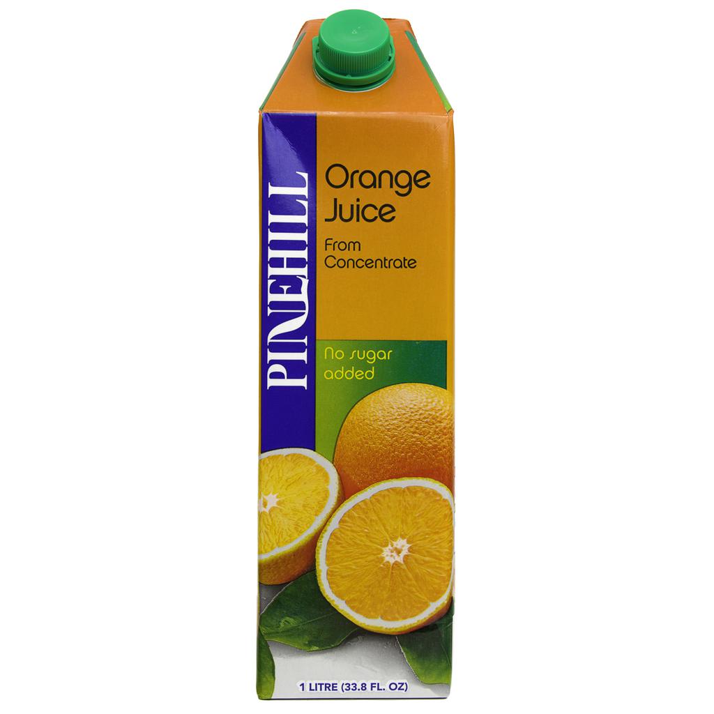 Pine Hill Unsweetened Orange Juice 1 L / 33.81 oz