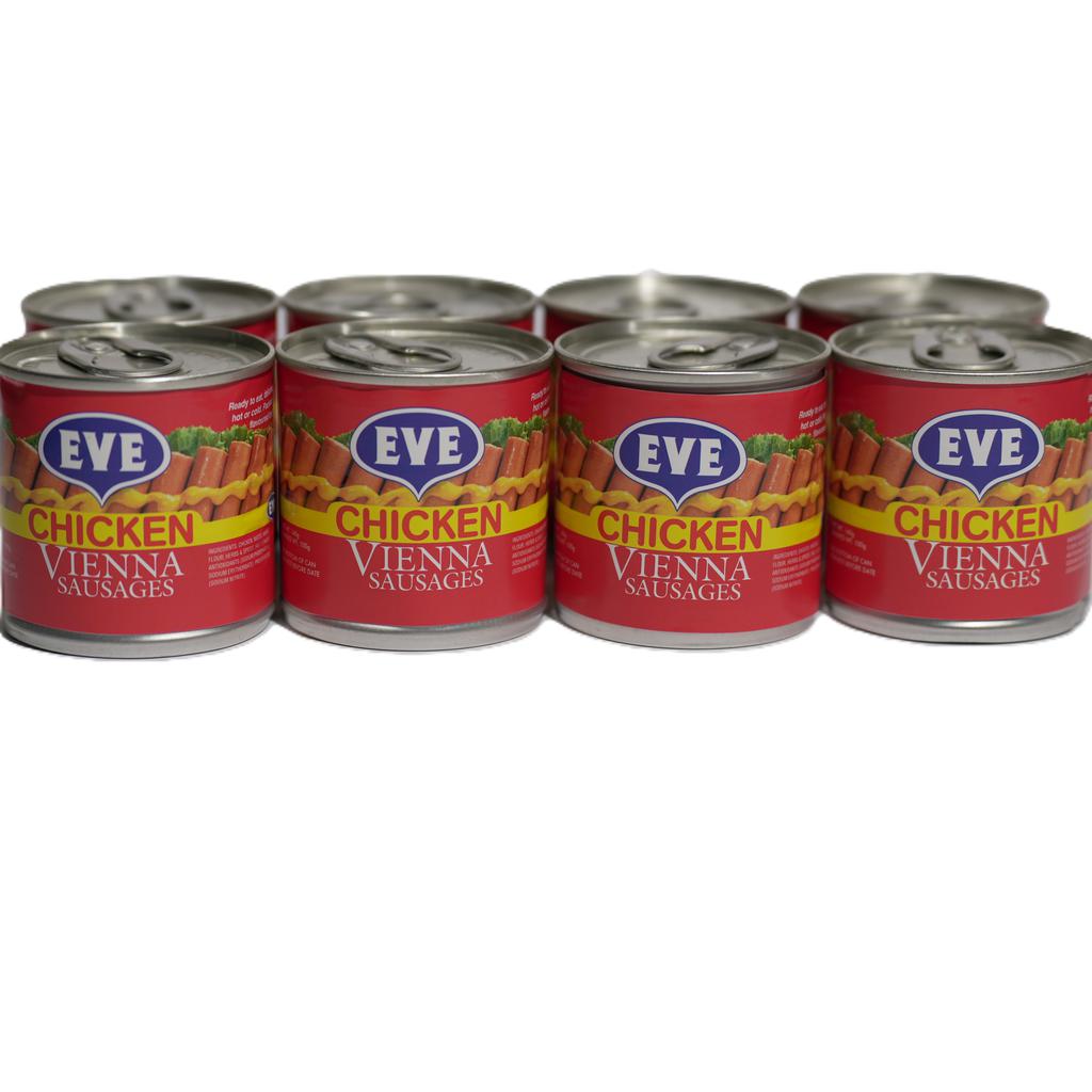 Eve Chicken Vienna Sausage 8 Units / 140 g / 5 oz