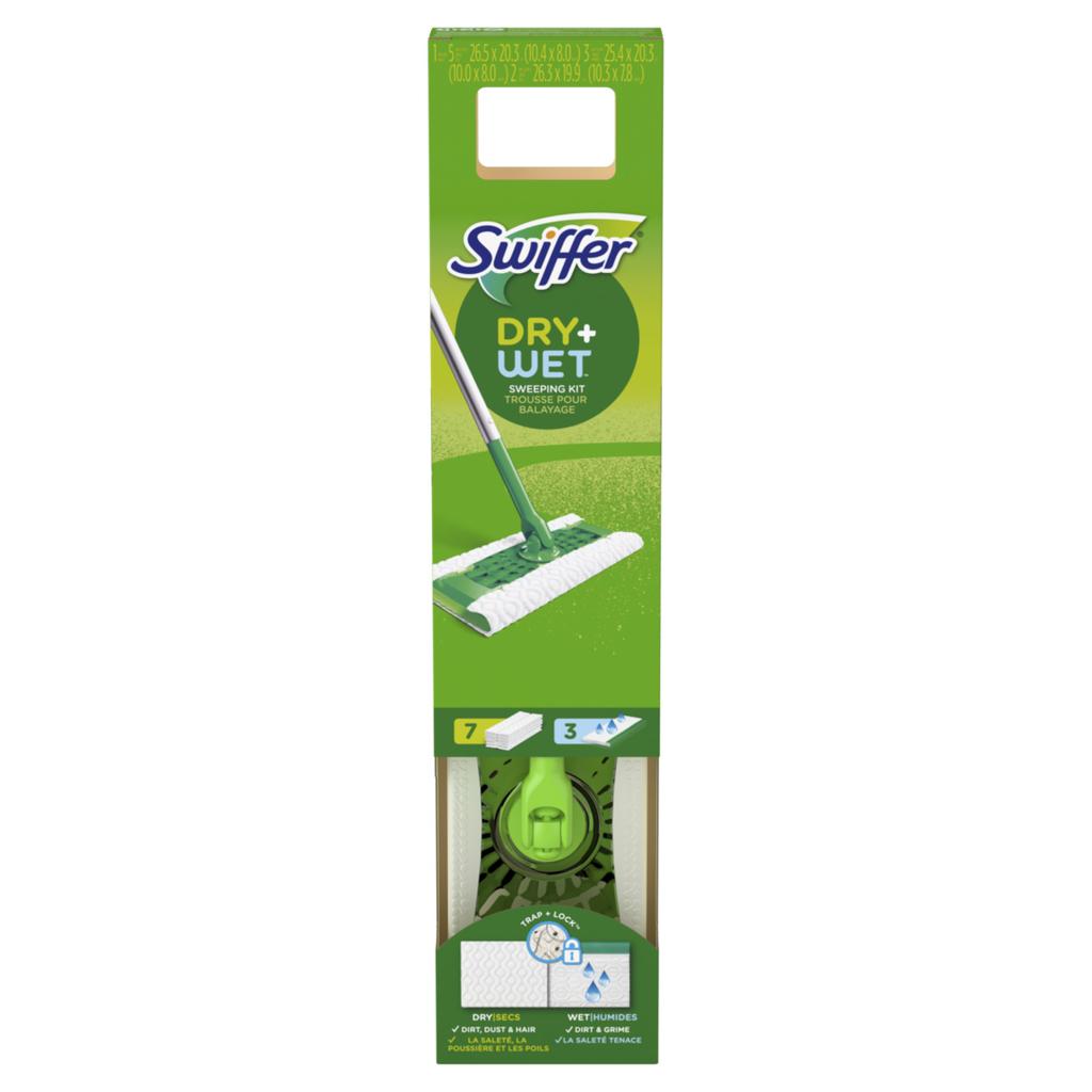Swiffer Floor Cleaner Toilet Kit  with 2-in-1 Design and Accessories 1 Unit