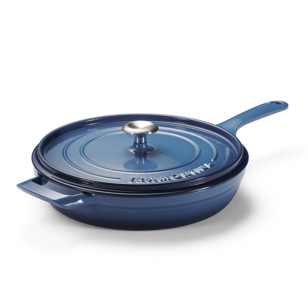 Tramontina Enameled Cast Iron Skillet with Lid 30.48 cm / 12"