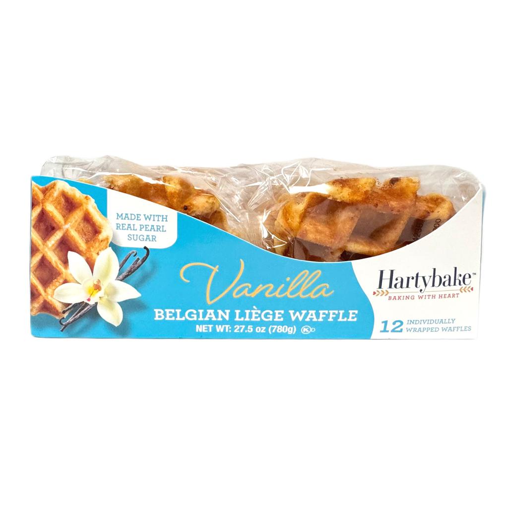 Hartybake Belgian Vanilla Waffles 12 Units